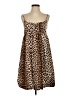Christopher Fischer Animal Print Brown Casual Dress Size 6 - photo 1