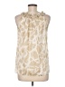 MICHAEL Michael Kors Ivory Sleeveless Blouse Size 6 - photo 2