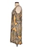 Veronica M. Paisley Brown Casual Dress Size L - photo 5