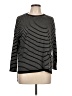Assorted Brands Stripes Black Pullover Sweater Size L (estimated) - photo 1
