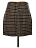 Shein 100% Polyester Houndstooth Brown Casual Skirt Size S - photo 2