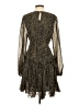 VICI 100% Polyester Animal Print Multi Color Brown Cocktail Dress Size XS - photo 2