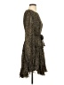 VICI 100% Polyester Animal Print Multi Color Brown Cocktail Dress Size XS - photo 4