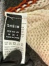 Shein 100% Acrylic Color Block Teal Pullover Sweater Size 6 - photo 7