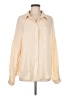 Automet 100% Rayon Color Block Ivory Long Sleeve Button-Down Shirt Size M - photo 1