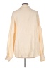 Automet 100% Rayon Color Block Ivory Long Sleeve Button-Down Shirt Size M - photo 2
