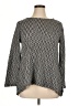 Chelsea & Theodore Chevron-herringbone Black Pullover Sweater Size XL - photo 1