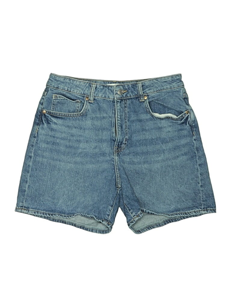 Pre-owned H&m Denim Shorts In Blue