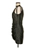 H:ours 100% Polyester Metallic Black Cocktail Dress Size S - photo 5
