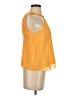 FRAME 100% Silk Orange Sleeveless Silk Top Size XS - photo 4