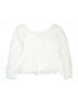 Limited Too 100% Rayon Ivory Long Sleeve Blouse Size 7 - 8 - photo 2