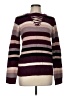 Maurices 100% Acrylic Stripes Purple Pullover Sweater Size M - photo 1