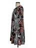 Voll Paisley Gray Casual Dress Size S - photo 5