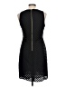 H&M 100% Polyester Chevron-herringbone Black Cocktail Dress Size 10 - photo 2