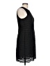 H&M 100% Polyester Chevron-herringbone Black Cocktail Dress Size 10 - photo 4