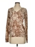 Daniel Rainn Metallic Brown Ivory Pullover Sweater Size S (estimated) - photo 1