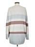 Ann Taylor LOFT Stripes Gray Pullover Sweater Size S - photo 2
