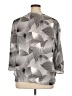 Covington Gray 3/4 Sleeve Blouse Size XL - photo 2