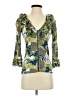 Twelve by Twelve Green 3/4 Sleeve Blouse Size S - photo 1