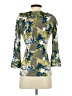 Twelve by Twelve Green 3/4 Sleeve Blouse Size S - photo 2