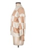 Zesica Checkered-gingham Tan Turtleneck Sweater Size M - photo 5