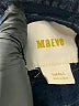 Maeve Stripes Blue Long Sleeve Blouse Size S - photo 4