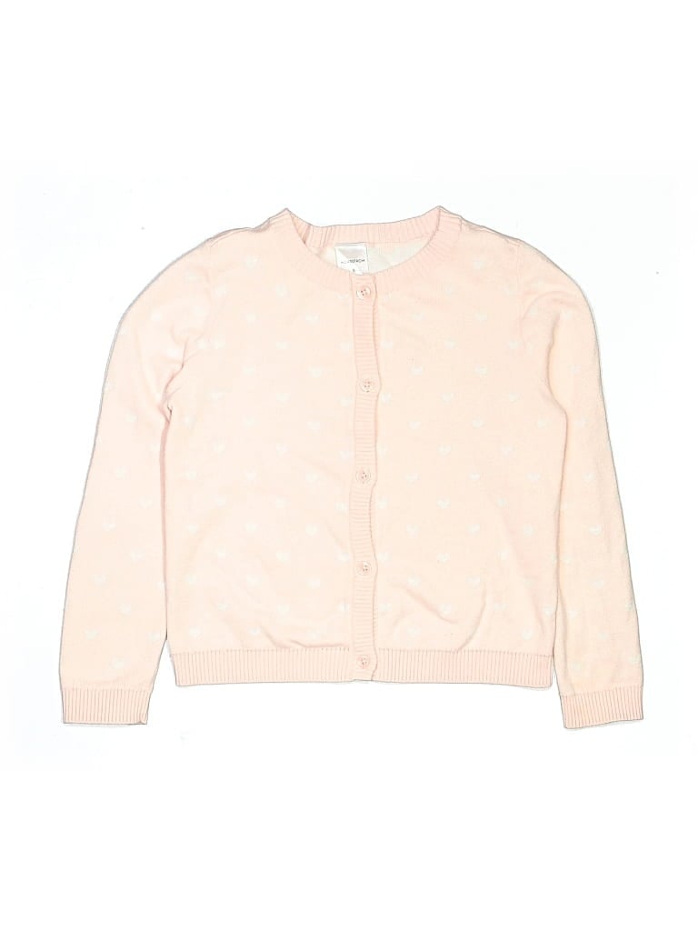 Pre-owned Nordstrom Kids' Cardigan Sweater In Pink