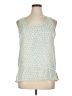 Crosby 100% Polyester Teal Sleeveless Blouse Size XL - photo 1