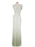 Mac Duggal 100% Polyester Silver Green Cocktail Dress Size 4 - photo 2