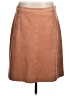 BCBGMAXAZRIA Solid Tan Faux Leather Skirt Size M - photo 1