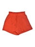 Shein 100% Polyester Solid Orange Athletic Shorts Size M - photo 1