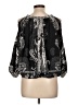 ECI 100% Polyester Black 3/4 Sleeve Blouse Size L - photo 2
