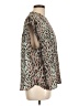 J.Crew 100% Polyester Animal Print Teal Sleeveless Blouse Size L - photo 4
