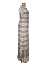 Splendid Stripes Gray Casual Dress Size XL - photo 4