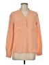 Nine West Orange Long Sleeve Blouse Size M - photo 1