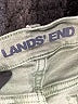 Lands' End Chevron-herringbone Green Jeans Size 10 - photo 7