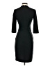 L'Agence Solid Black Cocktail Dress Size XS (0) - photo 2