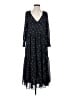 Madewell 100% Polyester Paisley Black Casual Dress Size XS - photo 1