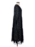 Madewell 100% Polyester Paisley Black Casual Dress Size XS - photo 4