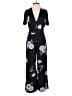 Reformation Graphic Black Jumpsuit Size 2 - photo 1