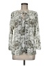 Hinge 100% Rayon Ivory 3/4 Sleeve Blouse Size M - photo 1
