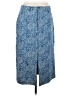 CeCe Paisley Blue Casual Skirt Size 8 - photo 1