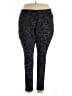 Roaman's Tweed Black Casual Pants Size 30 (3X) - photo 1