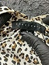 Sanctuary 100% Polyester Animal Print Brown Short Sleeve Blouse Size M - photo 7