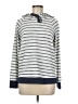 Staccato Stripes Gray Blue Pullover Sweater Size M (estimated) - photo 1