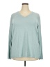Matty M Teal Long Sleeve T-Shirt Size XXL - photo 1