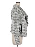 White House Black Market Tweed Gray Jacket Size M - photo 4