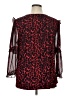 Cato Red 3/4 Sleeve Blouse Size XL - photo 2