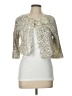 David Meister 100% Silk Metallic Gold Jacket Size 10 - photo 1