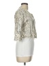 David Meister 100% Silk Metallic Gold Jacket Size 10 - photo 4